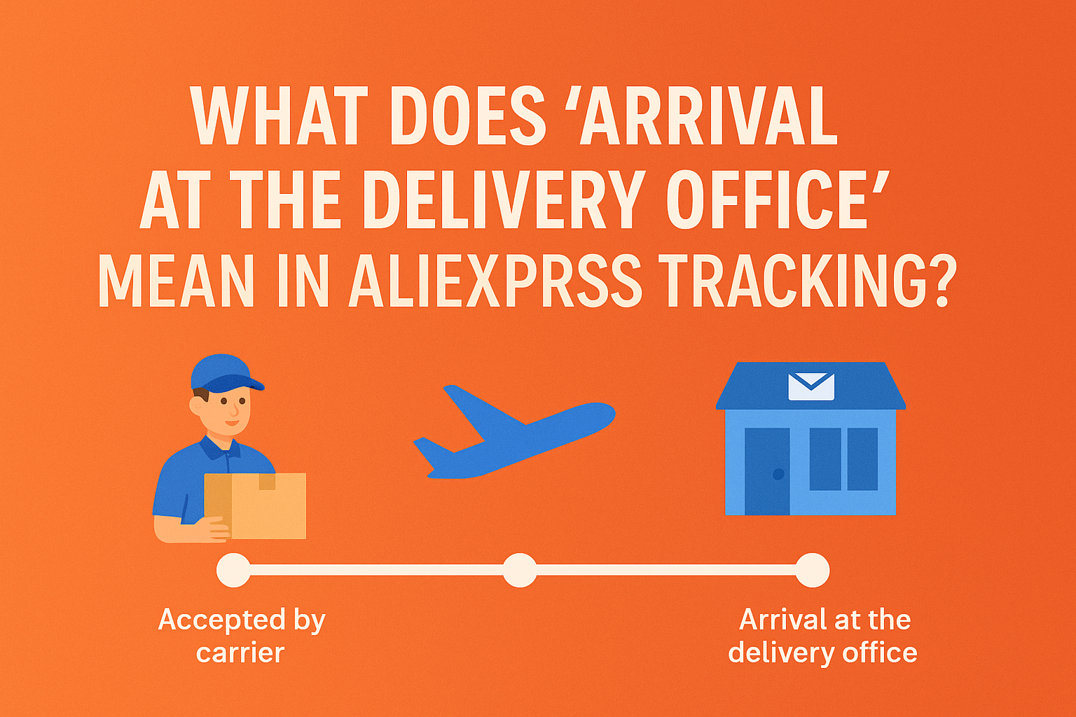 What Does ‘Arrival at the Delivery Office’ Mean in AliExpress Tracking?
