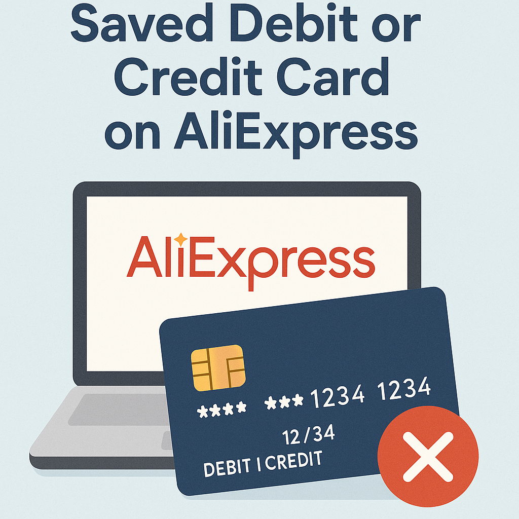 How to Delete a Saved Debit or Credit Card on AliExpress