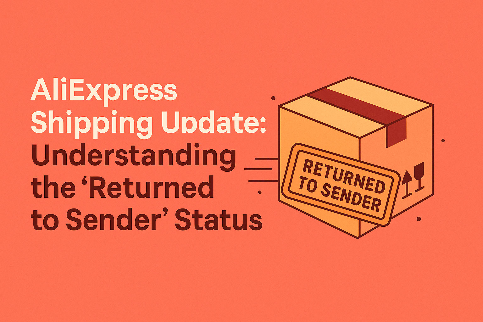 AliExpress returned to sender: why it happens and what to do next