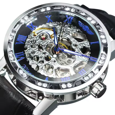 10. FORSINING women's skeleton automatic engraved movement
