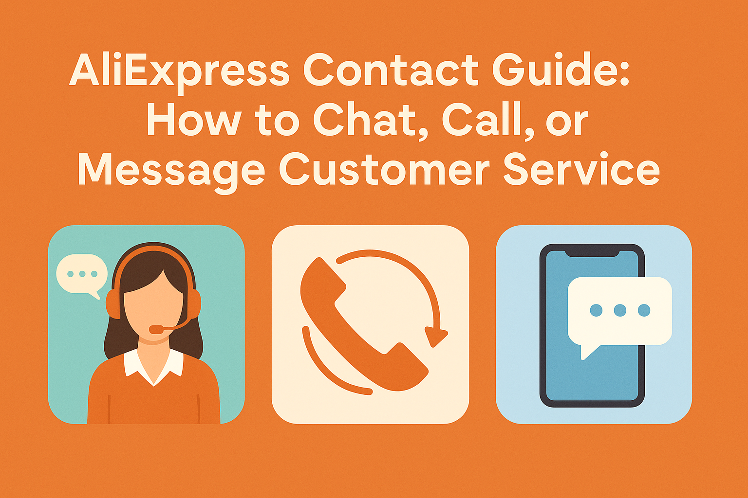 AliExpress Contact Guide: How to Chat, Call, or Message Customer Service