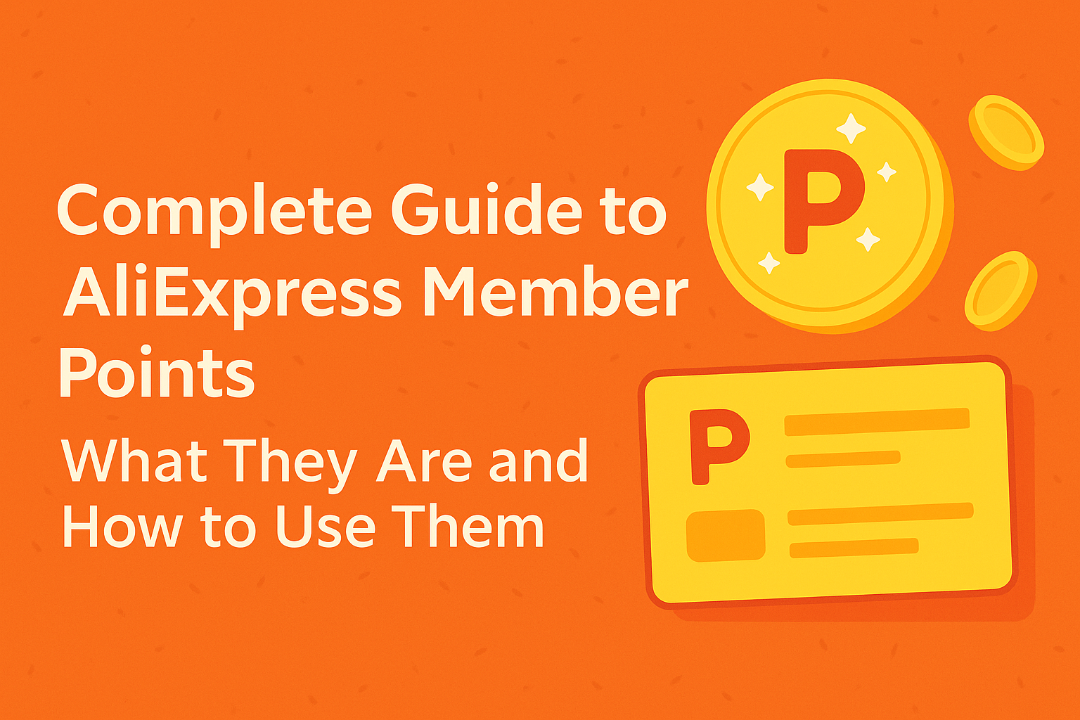 Complete Guide to AliExpress Member Points — What They Are and How to Use Them